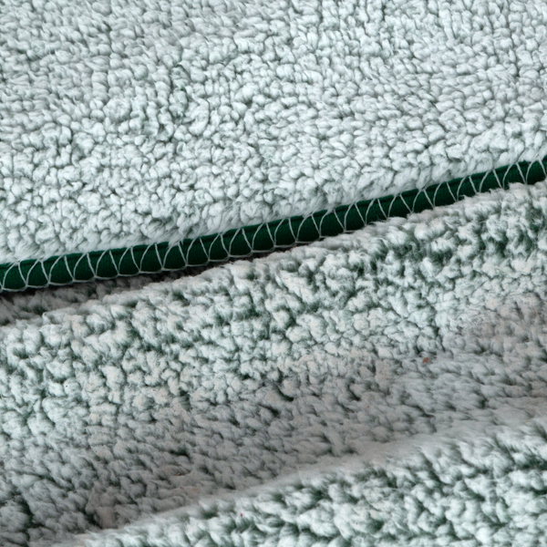 Blanket 170 x 210 Microfiber Lamb Koala Green+White