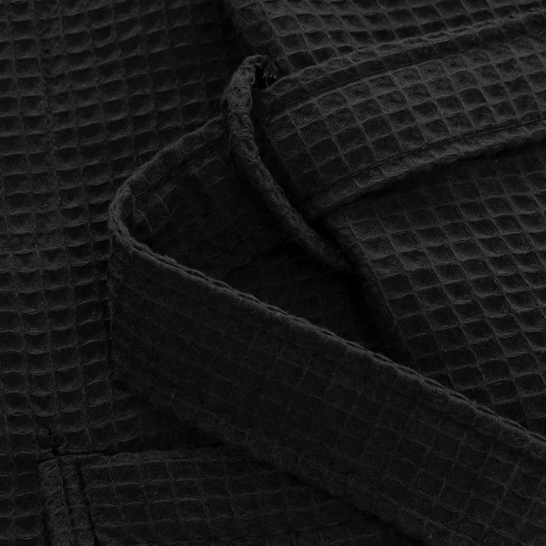 Szlafrok Gofer Bawełna Unisex Vizzy L 04 Czarny