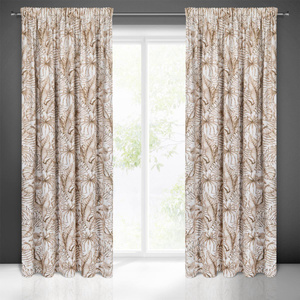 Curtain 140 x 270 Decorative Tape Saba Bia+Beige