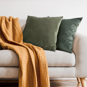 Poszewka 45 x 45 Dekoracyjna Velvet Gaja1 J.Beż