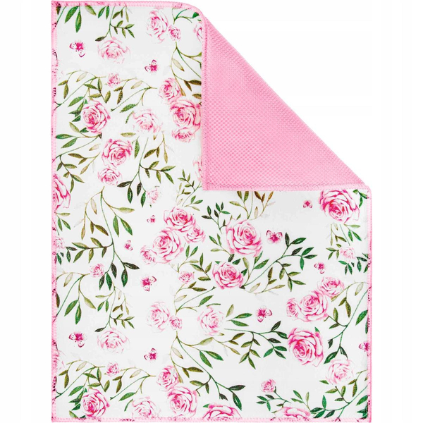 Drain Mat 38 x 51 for Drying Dishes Roses