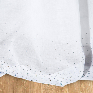 Madie Decorative Curtain 140 x 250 White Throw