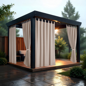 Zasłona 155 x 220 Ogrodowa Wodoodporna Rune B02