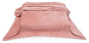 Microfiber Jacquard Blanket Amorro Uniform Quartz Pink 200x220