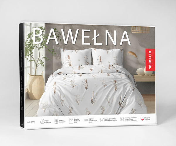 Bedding 140 x 200 2cz Vicenza Cotton pattern 5771B