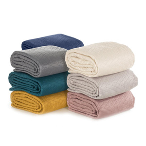 Narzuta 170 x 210 Pikowana Dekoracyjna Boni1 Granat