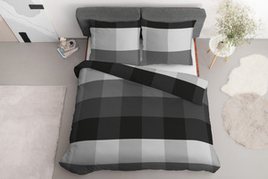 Bedding 220 x 200 3 pcs Asti Satin Cotton 4919_B