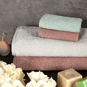 Towel 30 x 50 Bath Cotton Loren 06 Powder