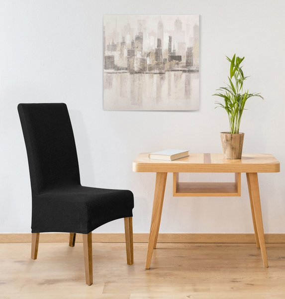 Pokrowiec na Krzesło Gładki 35x55x30 Pokr03 Czarny