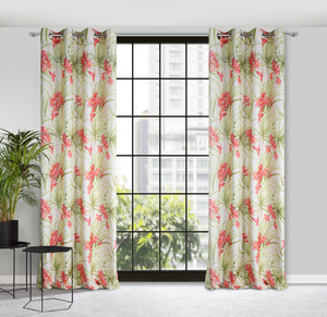 Mari Decorative Curtain 140 x 250 Green Overcast