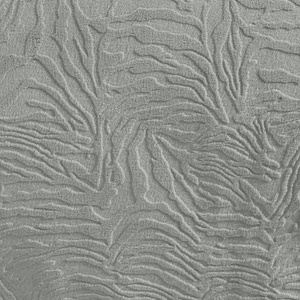 Bedding 220x200 3pc Microfiber Stamped Flano Silver