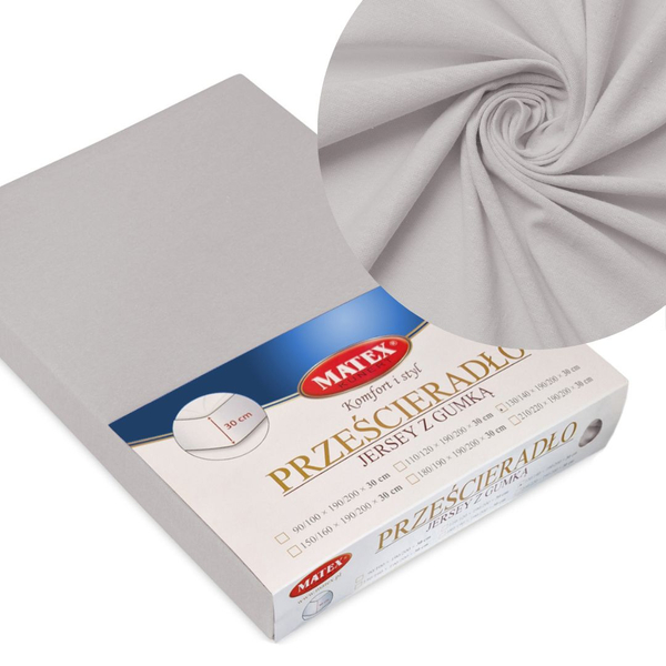 Prześcieradło 100 x 200 wys 30 z Gumką JERSEY 42