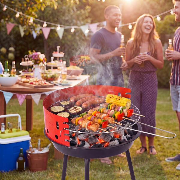 Grill Węglowy Okrągły Turystyczny Ruszt Gardo