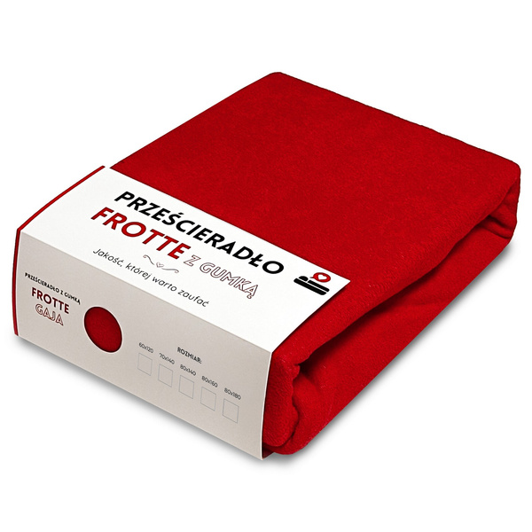 Prześcieradło 80 x 140 Frotte z Gumką Gaja 16