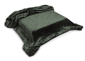 Blanket 200 x 220 Microfiber Jacquard Ricky Khaki