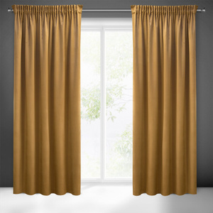 Zasłona 140 x 270 Dekoracyjna Pierre Cardin Sibel Miód
