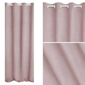 Zasłona 140 x 250 Blackout Przelotki Hold Pudrowy