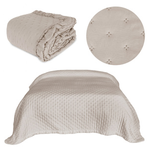 Narzuta 200 x 220 Pikowana Z Falbaną Celia 03