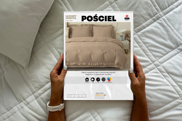 Pościel 220 x 200 3cz z Falbaną Luxury Jowita 02