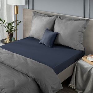 Jersey sheet with elastic D91 90x200 w.25 Graphite