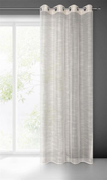 Rachel Decorative Curtain 140 x 250 Natu Grommets