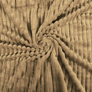 Blanket 160 x 200 Microfiber Embossed Ardea Stripes 58