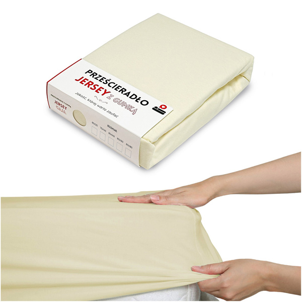 Prześcieradło 60 x 120 Jersey z Gumką Gaja 03