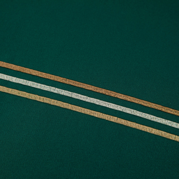 Pościel 200 x 220 3cz Gładka Z Haftem Lumera 06