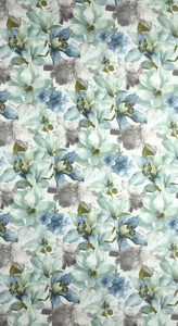 Bella Decorative Curtain 140 x 250 Blue