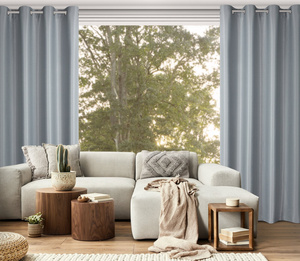 Ready Curtain Selina 140 x 250 Eyelets Silver