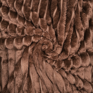 Blanket 160 x 200 Microfiber Stamped Stripes Nuvio 07