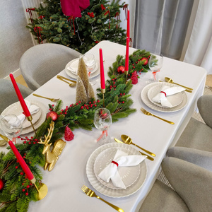 Obrus 120x220 Plamoodporny Surbo Biel