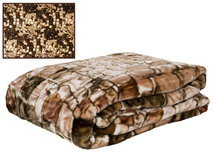 Color Acrylic Blanket A-933-2 Stones 160x210