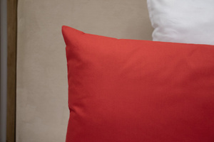Cotton pillowcase 50 x 50 Uniform Ola Red 