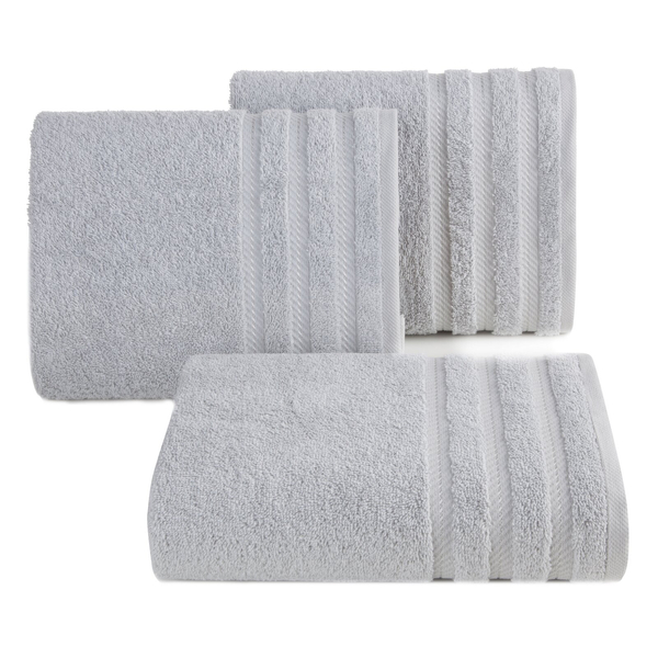 Towel 70 x 140 Bath Frotte Vito 04 Silver