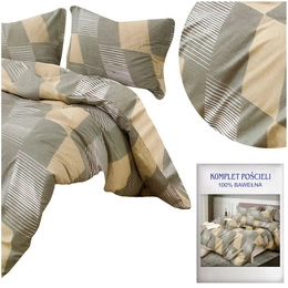 Bedding 200 x 220 3pcs Cotton Satin No. A1838