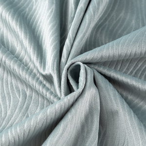 Velvet Lili Curtain 140 x 250 Pinstripe Blue