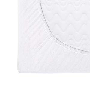 Jersey sheet with elastic 001_D White 90x200