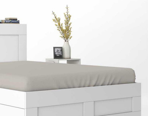 140 x 200 Satin sheet with elastic band Pure 11