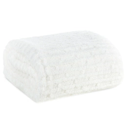 Blanket 70 x 160 Microfiber Embossed Lisa White