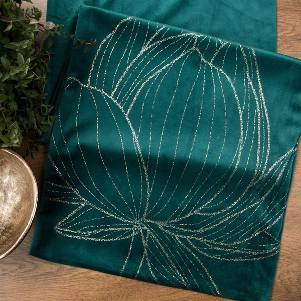 Bieżnik 35 x 140 Dekoracyjny Velvet Blink12 C. Tur