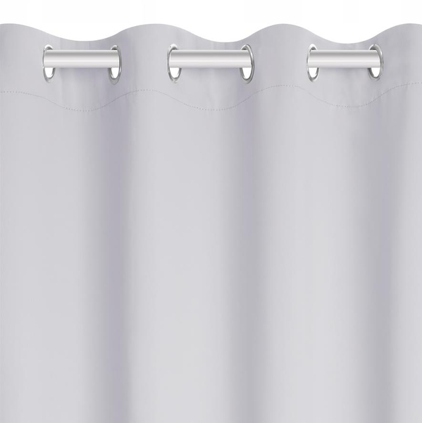 Zasłona 140 x 250 Blackout Przelotki Hold Biały