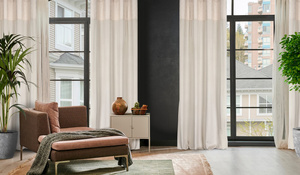 Curtain 140 x 250 Decorative Drawstring Agnes Cream