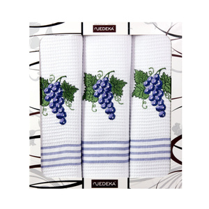 Bari Embroidered Kitchen Cloths 3 pcs No. 21 50x70
