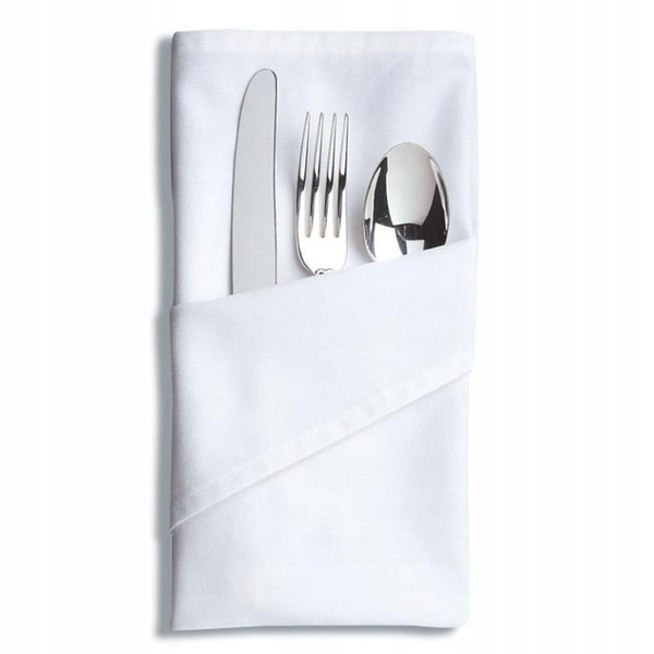 45 x 45 Banquet Napkin Cotton White