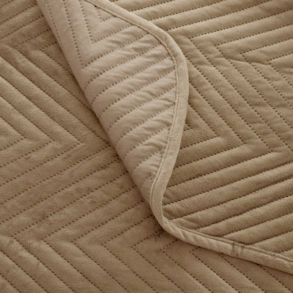 Narzuta 200 x 220 Jodełka Welurowa Caden 09