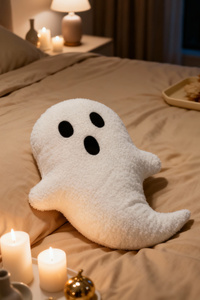 Poduszka 28 x 40 Dekoracyjna Duch Duszek Biały