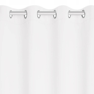 Curtain 140 x 250 Blackout Hold Holder White2