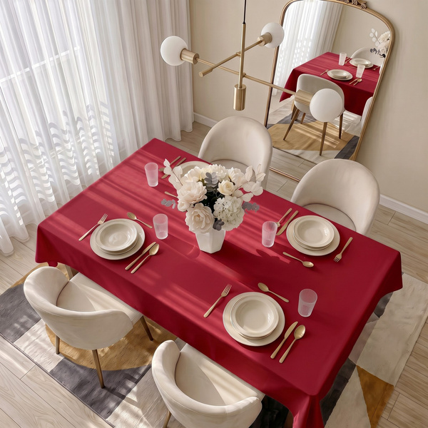 Obrus 140x200 Plamoodporny Surbo Czerwony