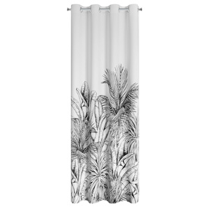 Zasłona 140 x 250 Gotowa Przelotki Nerina Bia+Czar